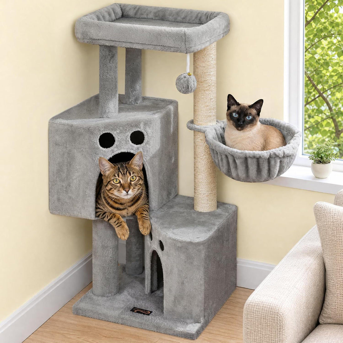 Small Cat Tree Tower for Indoor Cats