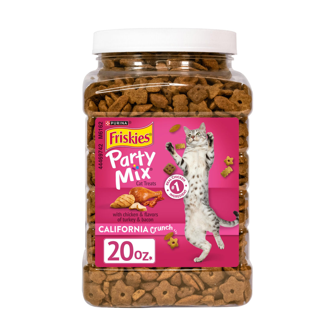 Purina Friskies Party Mix California Crunch with Chicken and Flavors