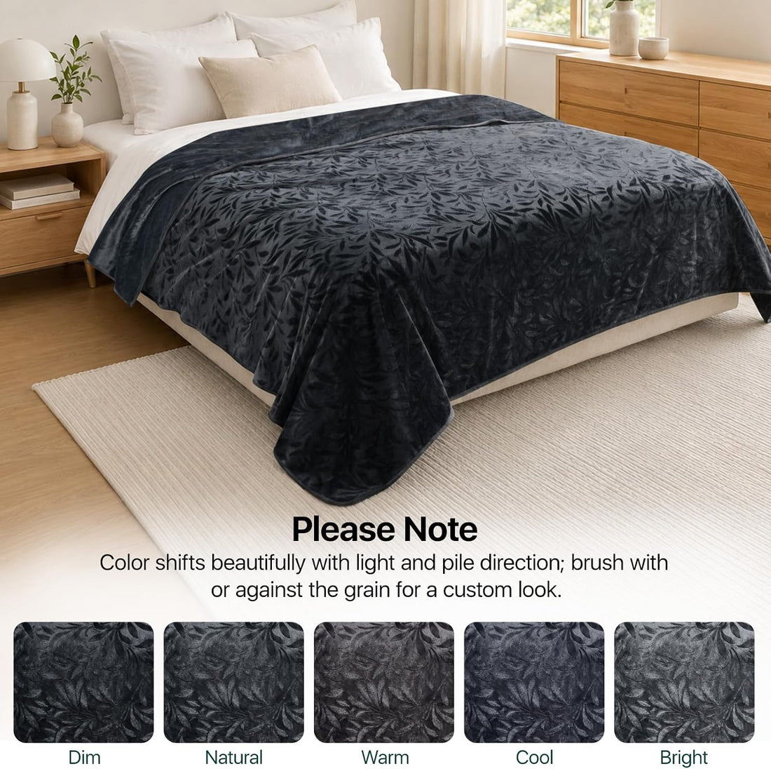 LOOBANI Waterproof Pet Blanket for Couch, Soft Flannel Couch Cover