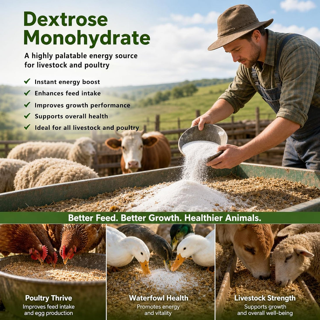 Glucose Powder for Dogs, Cats, and Small Pets