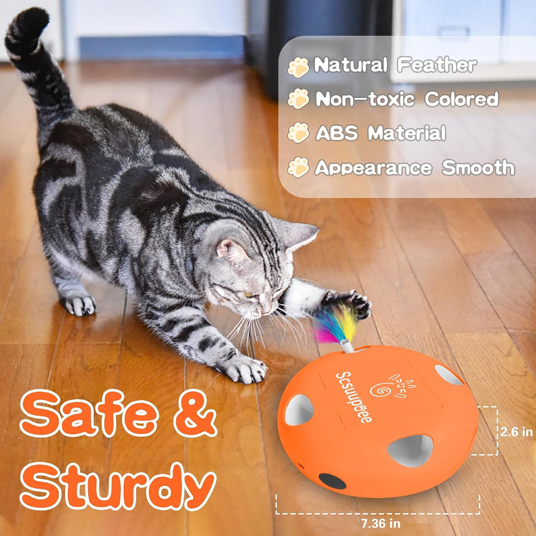 Rechargeable Interactive Cat Toy