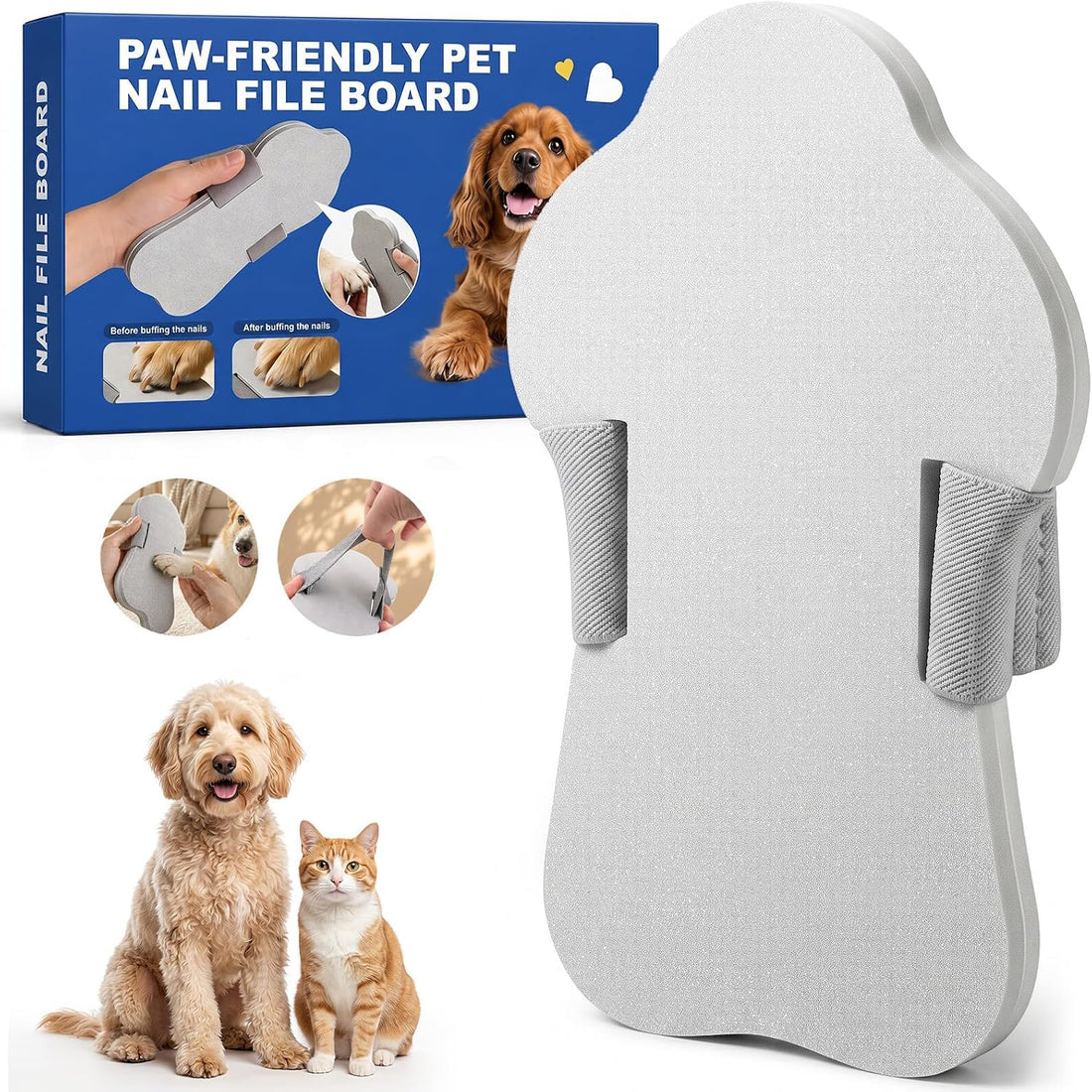 Dog Nail Scratch Board with Hand Strap