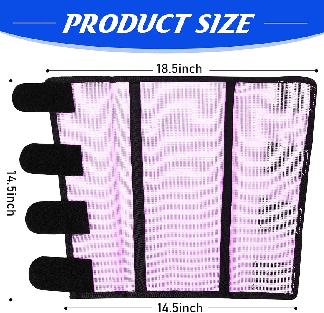 8 Pcs UV Mesh Horse Fly Boots