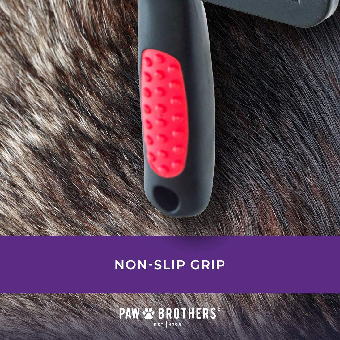 RYAN'S PET SUPPLIES Paw Brothers Triangle Soft Pin Slicker Brush