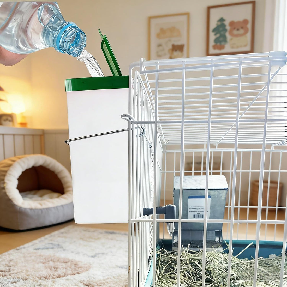 4Pack Rabbit Water Bottle for Cage