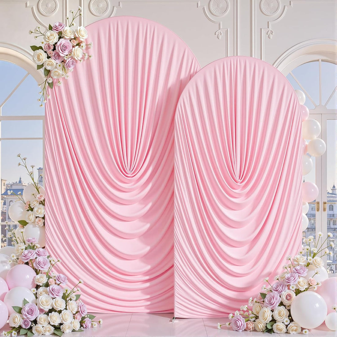 7.2FT & 6FT Elegant Arch Backdrop Cover