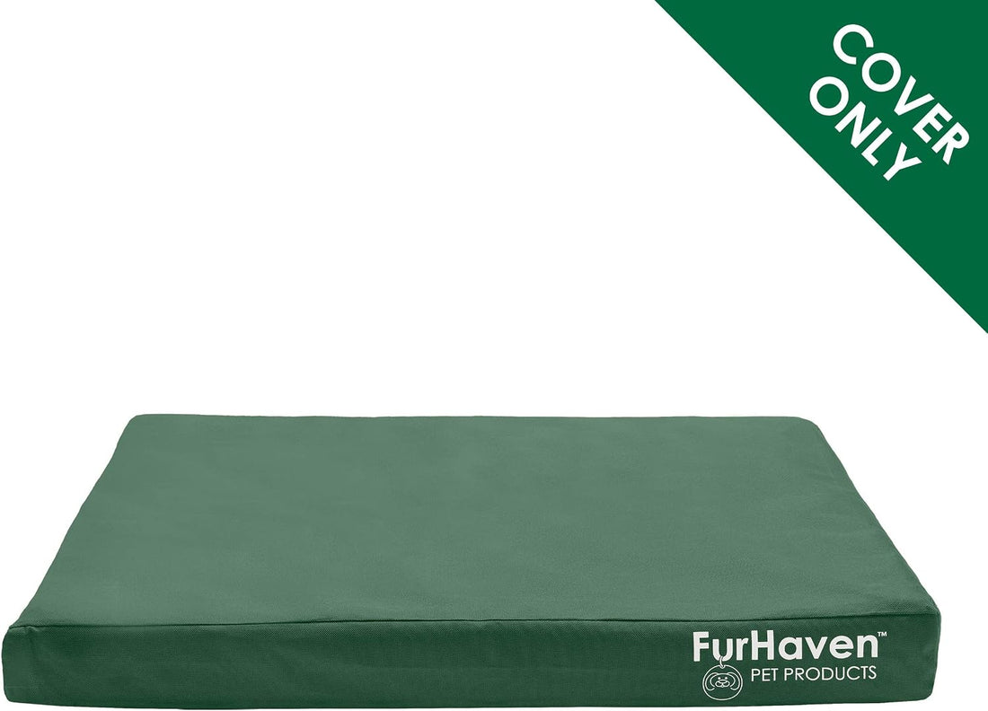Furhaven Replacement Dog Bed Cover Water-Resistant Indoor/Outdoor