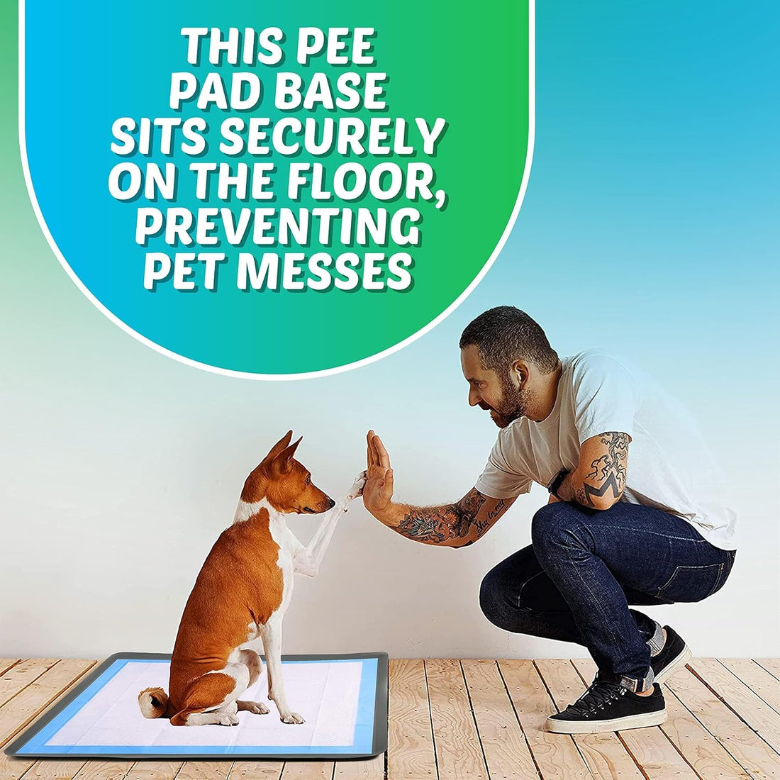 TidyFriend Dog Pee Pad Holder Tray Fits for 36” x 36” Wee Wee Pee Pads