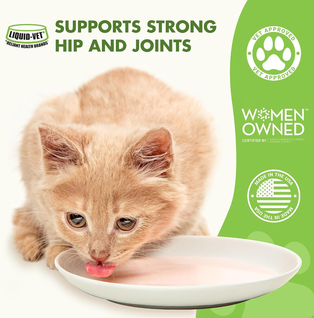 LIQUID-VET Feline Hip & Joint Advanced Formula, Seafood Flavor, 8 oz