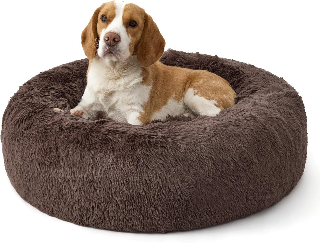 Bedsure SupportMax® Calming Dog Beds Large Sized Dog Washable Pet