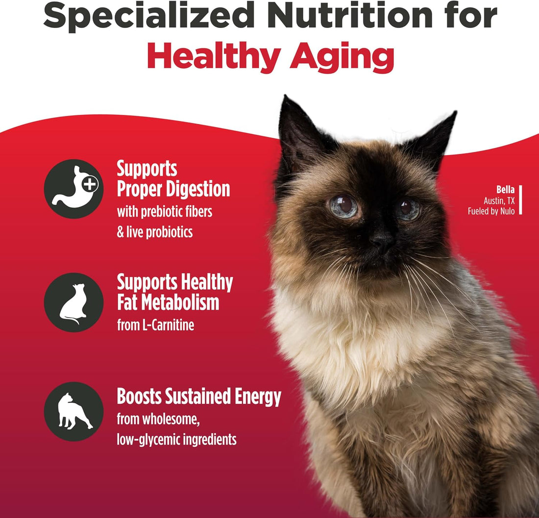 Nulo Freestyle Senior Grain-Free Dry Cat Food, Pollock & Sweet Potato