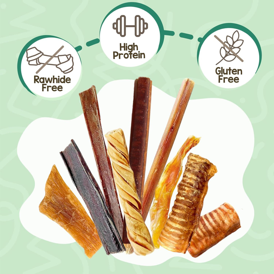 Nature Gnaws Variety Pack for Large Dogs - Bully Sticks