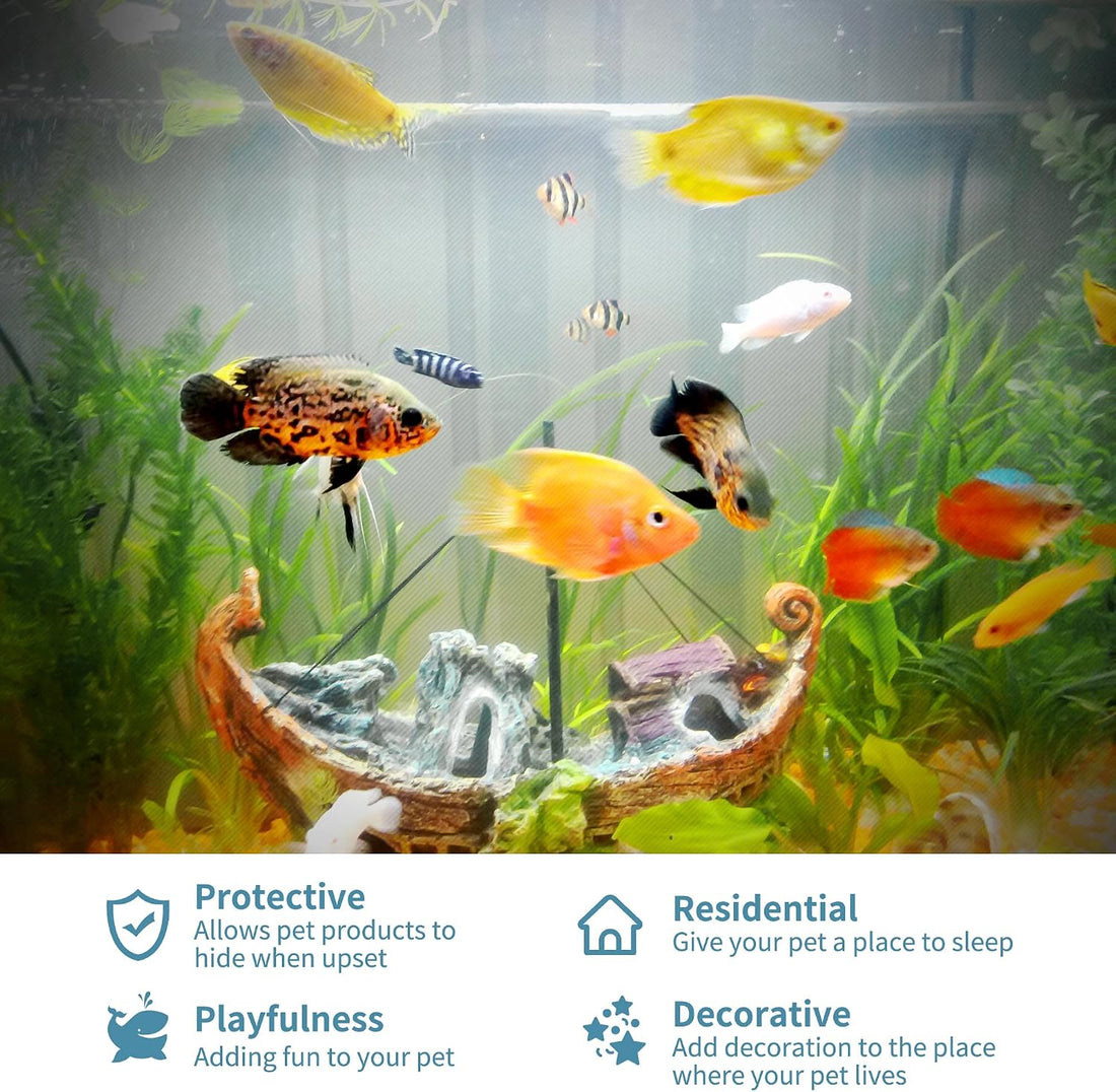 Hide Cave Aquarium Decorations Aquarium Terrarium Decor