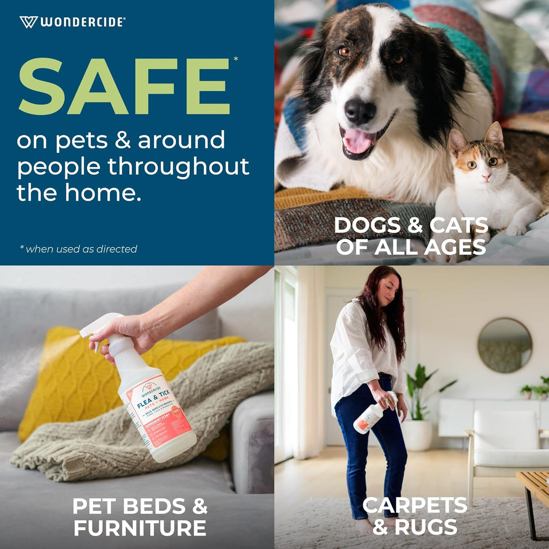 Wondercide - Flea Tick & Mosquito Spray for Pets & Home