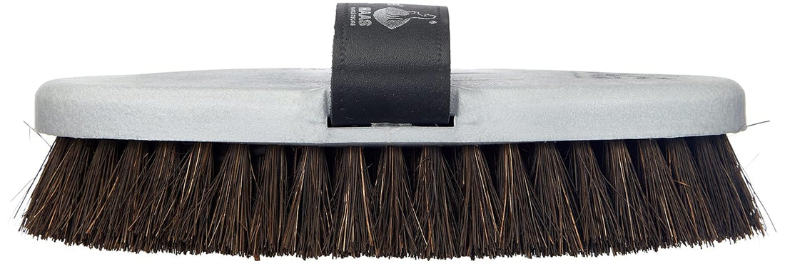 H.A.S HAAS Mould Horse Brush Large Silver 200 x 85,Medium