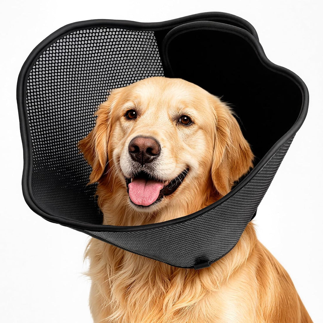 Soft Dog Cone Collar,Adjustable Elizabethan Anti-Lick Pet Recovery
