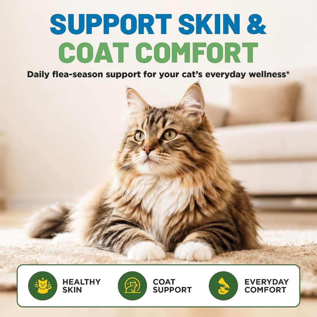 Guardian's Choice Flea Chews for Cats, Flea & Tick Chews, 100 Count