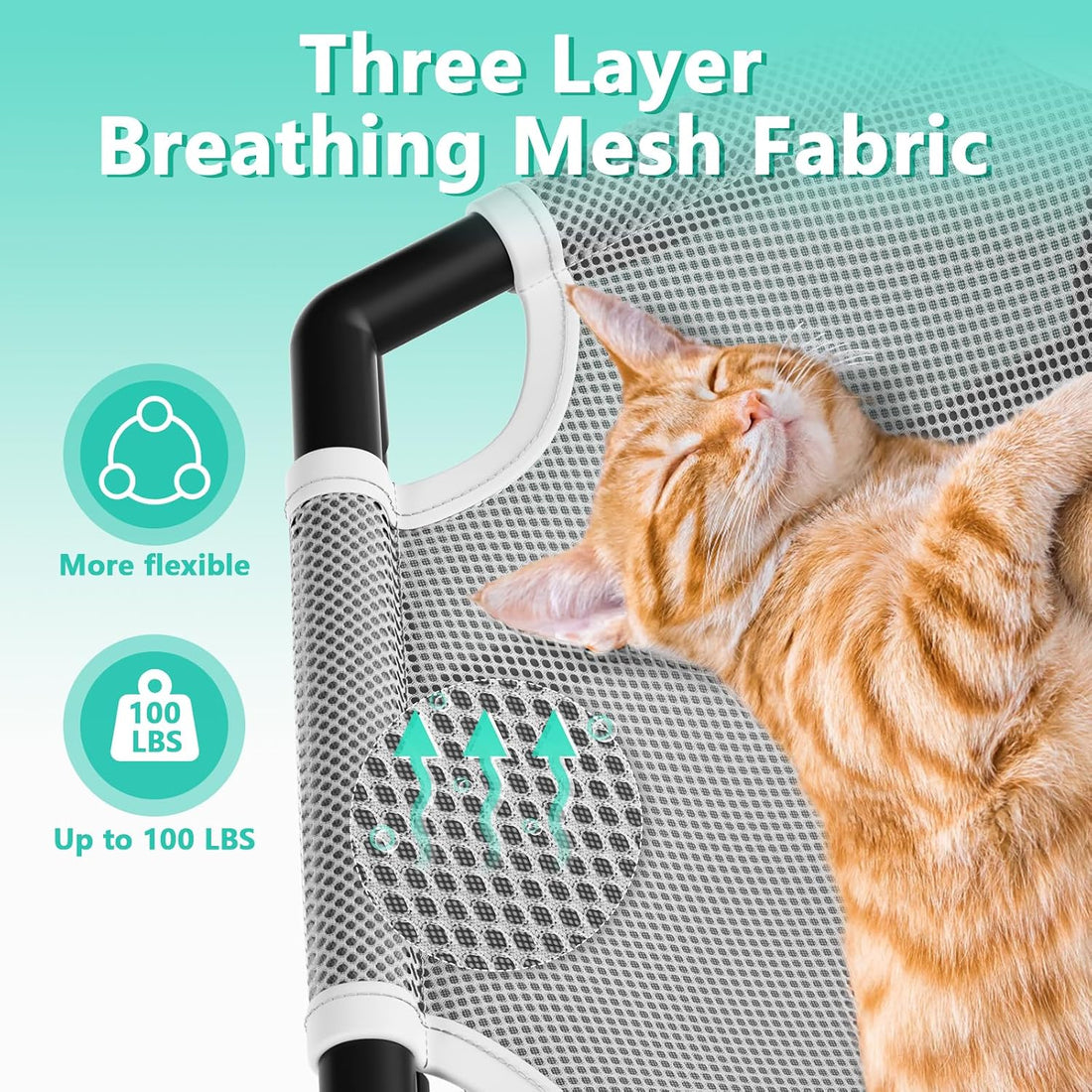 Tresbro Elevated Cat Hammock Bed