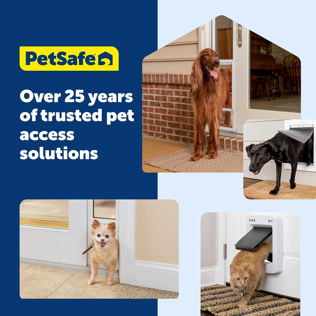 PetSafe Wall Entry Pet Door, Telescoping, Dogs up to 40 lb