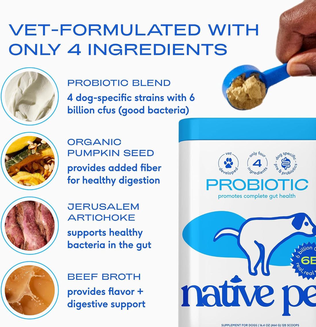 Native Pet Probiotics for Dogs