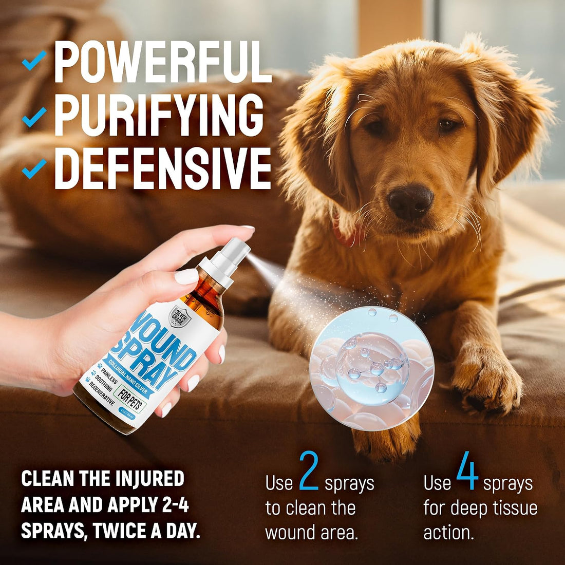 SILVER GRADE Wound Spray for Pets
