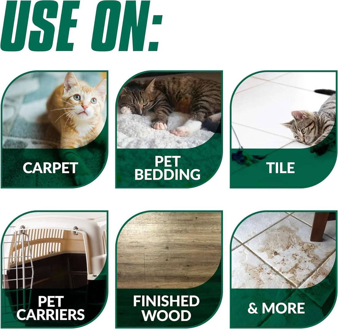 Simple Green Cat Stain & Odor Remover - Enzyme Cleaner for Cat Urine