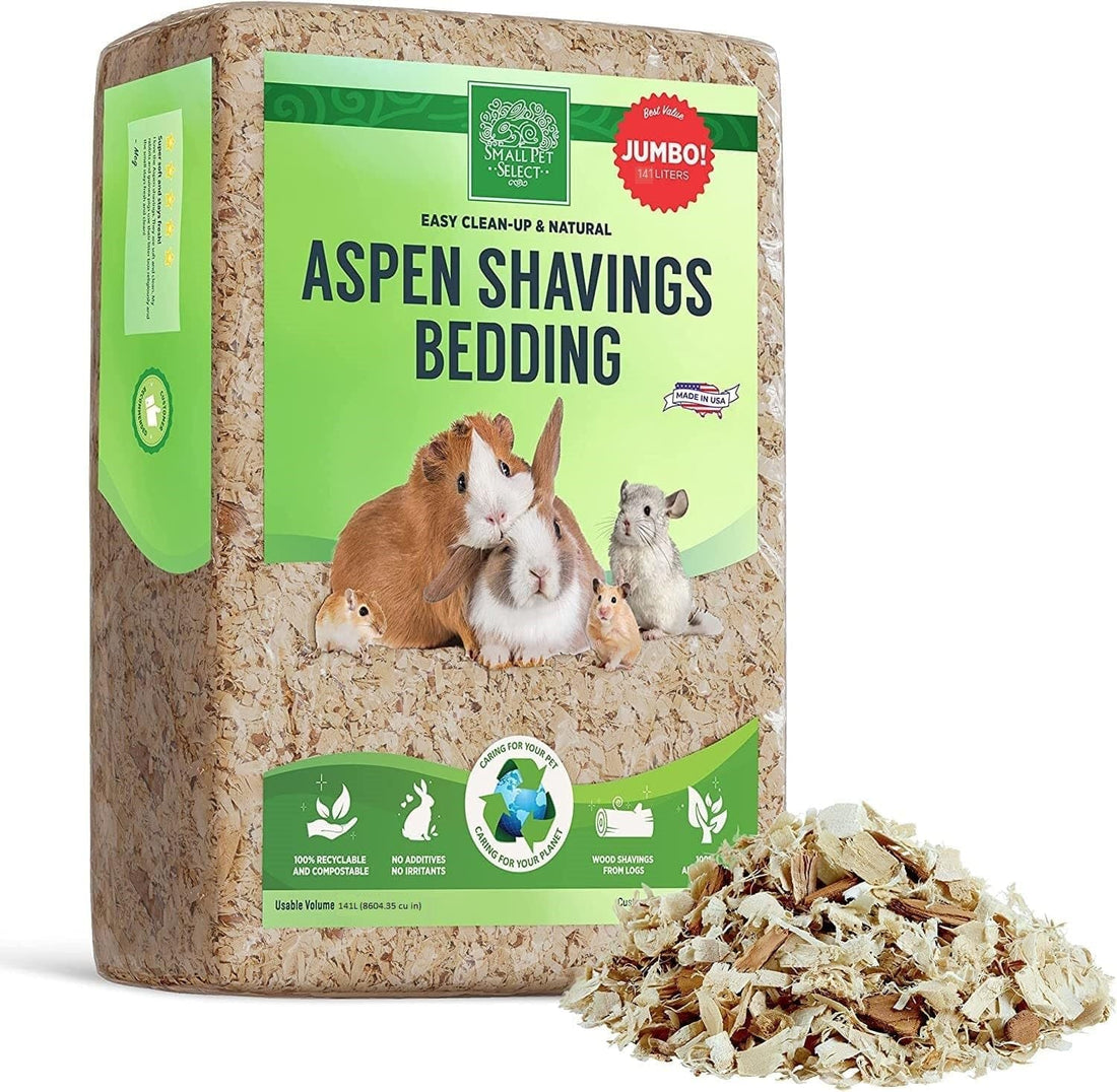 Small Pet Select Premium Aspen Bedding, Rabbit & Guinea Pig, 141 L