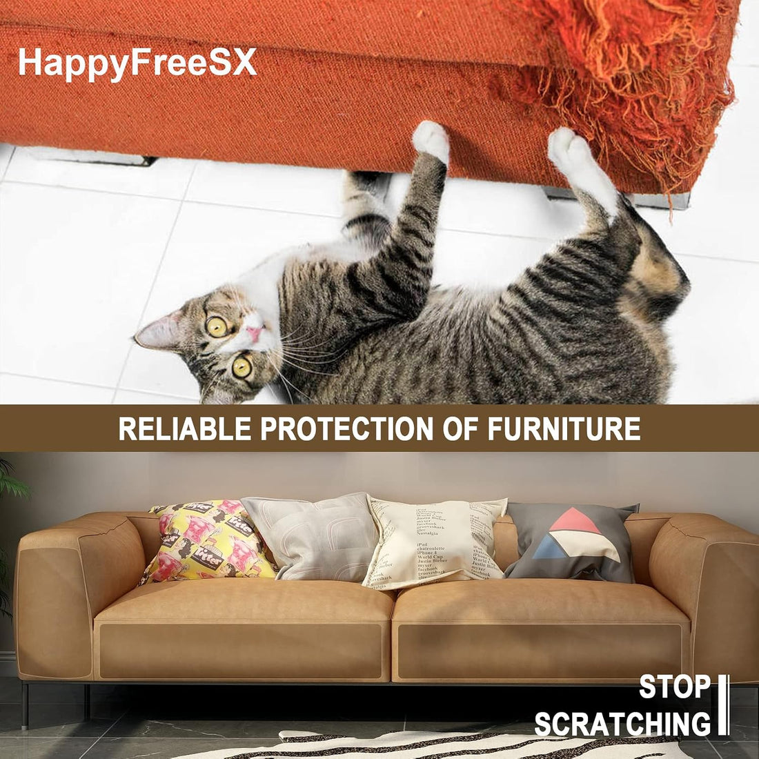 Anti Cat Scratch Furniture Protector, 10 Pack