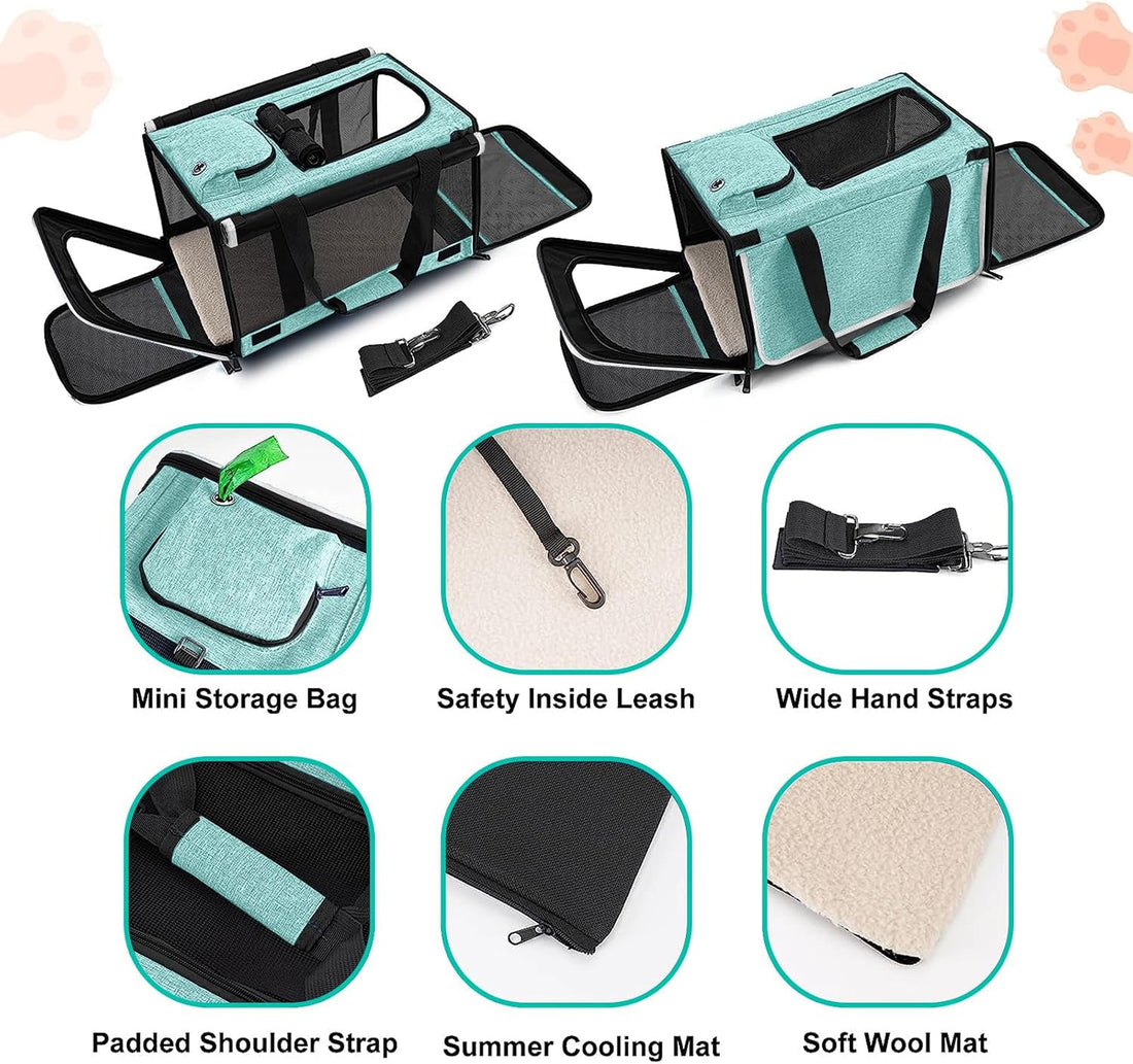GAPZER Small Dog Carrier Yorkshire Puppy Softshell Chihuahua