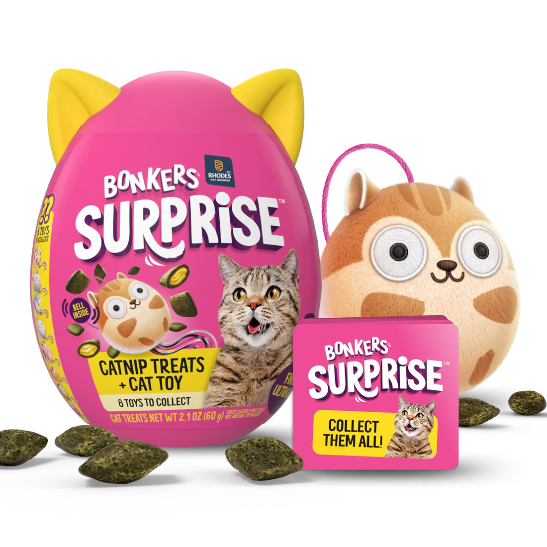 Bonkers Surprise Catnip Flavor Cat Treats