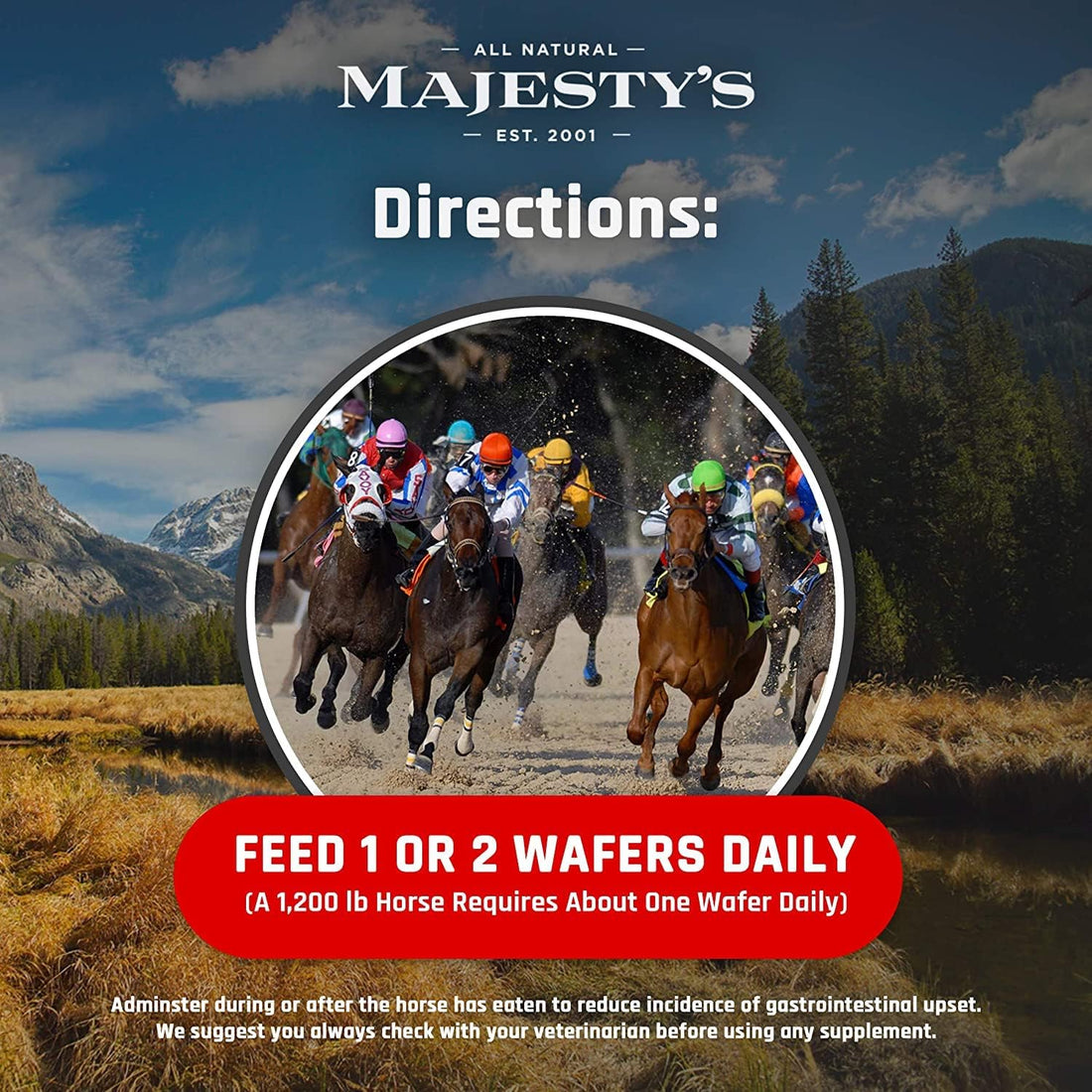 Majesty's Flex HA Wafers - Superior Performance Horse/Equine Joint