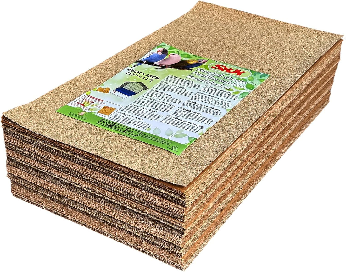 S&X Bird Cage Liners 17 x 11in, 10-Pack