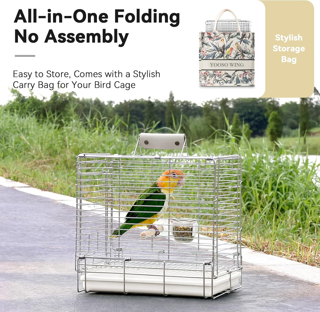 YOOSO WING Bird Carrier Travel Cage