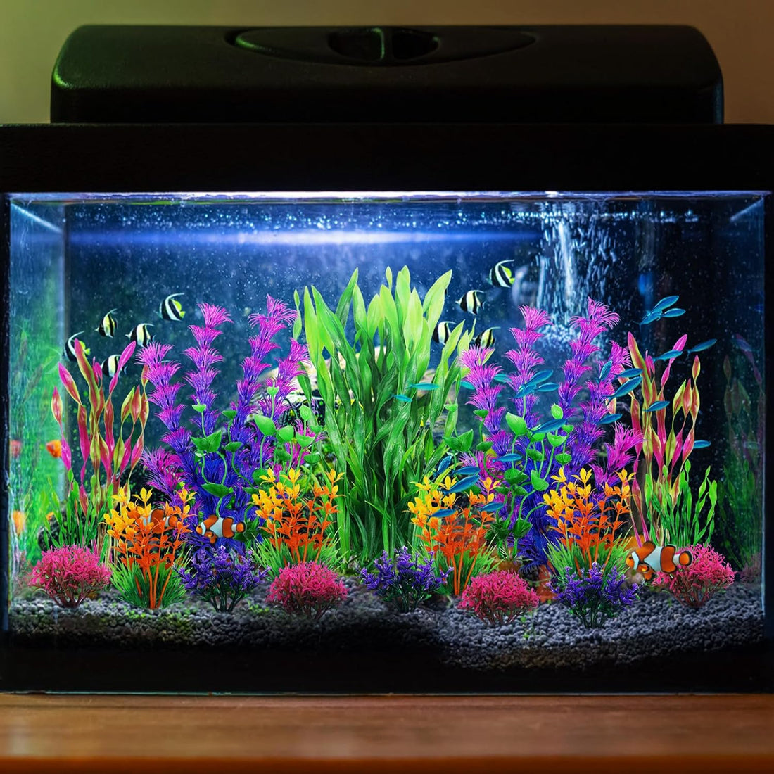 QUOZUO Fish Tank Decorations Plants
