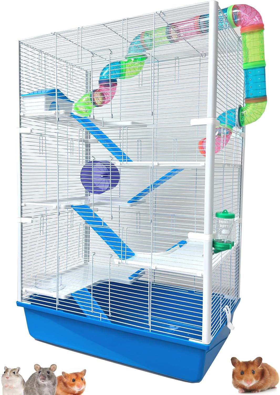 Extra Large 23" Multi-Tiers Hamster Palace Gerbil Habitat Mouse Cage