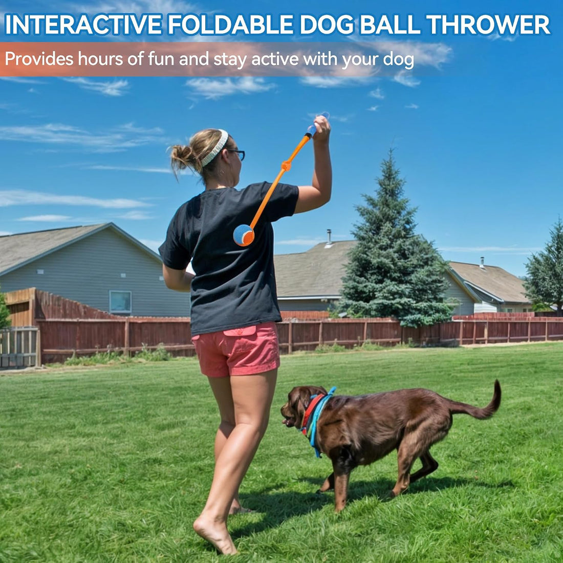 ALL FOR PAWS 25" Dog Ball Launcher