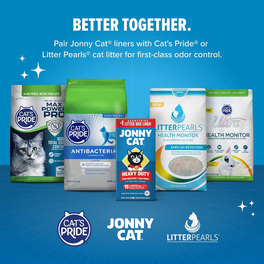 Jonny Cat Litter Box Liners: Heavy Duty - Tear & Leak Resistant