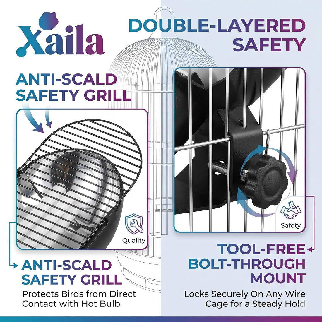 Xaila Bird UV Light Replacement for Standard Avian Sun Lamp OEM