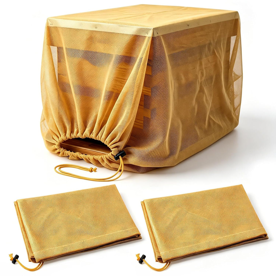 Beekeeping Nuc Hive Mesh Transport Bags，36x30in，2-Pack
