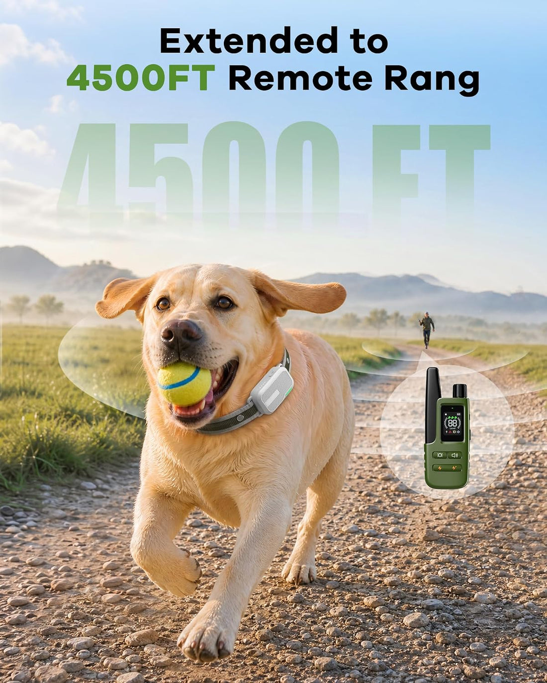 Shock Collar for Dogs 3 Pack - 4500FT Dog Training Collar with Remote