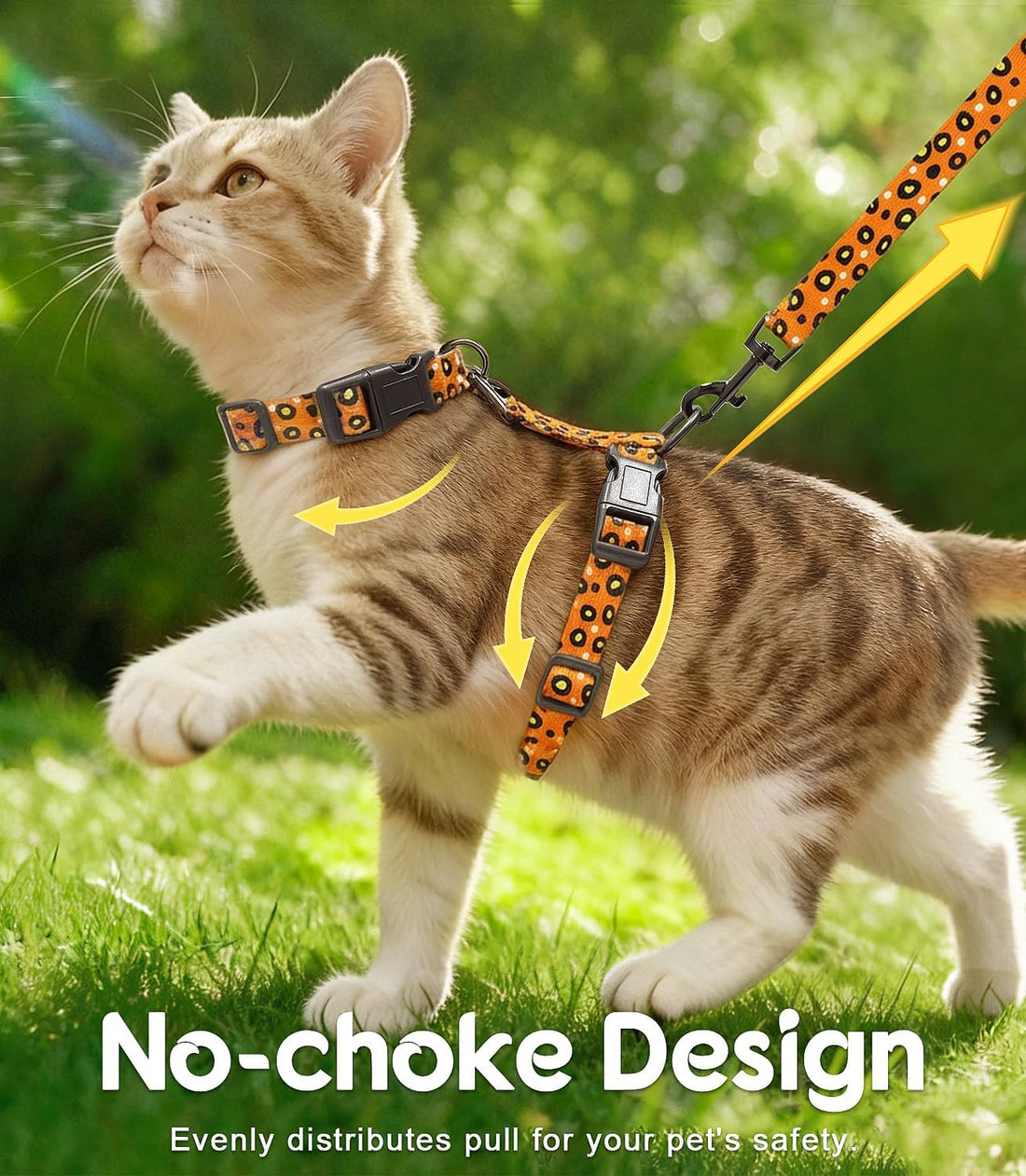 Halypet Cat Harness and Leash Set