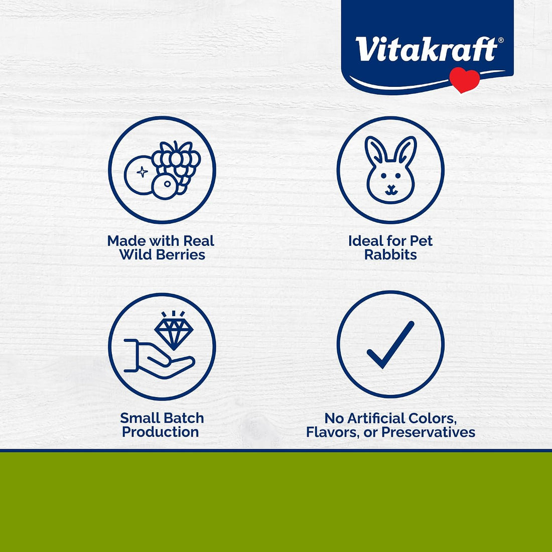 Vitakraft Drops Rabbit Treat with Wildberry Flavor 5.3 oz.