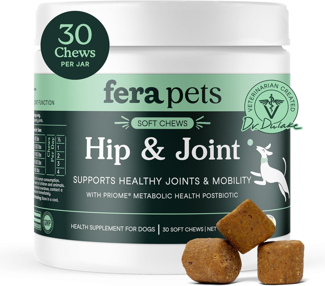 Fera Pets Hip & Joint Supplement for Dogs with Glucosamine