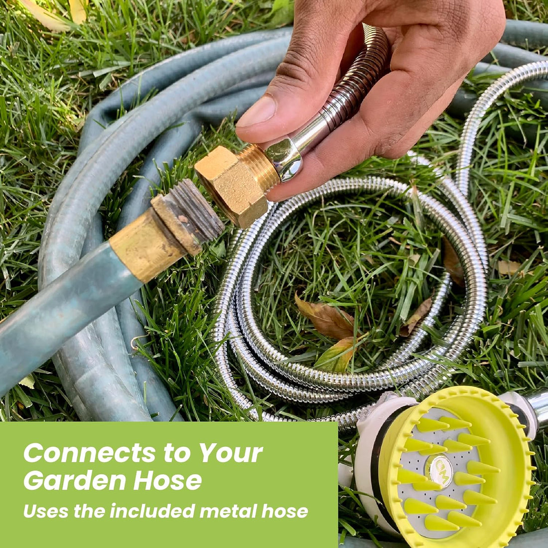Deluxe Dog Washing Station, Shower Hose Attachment and Sprayer