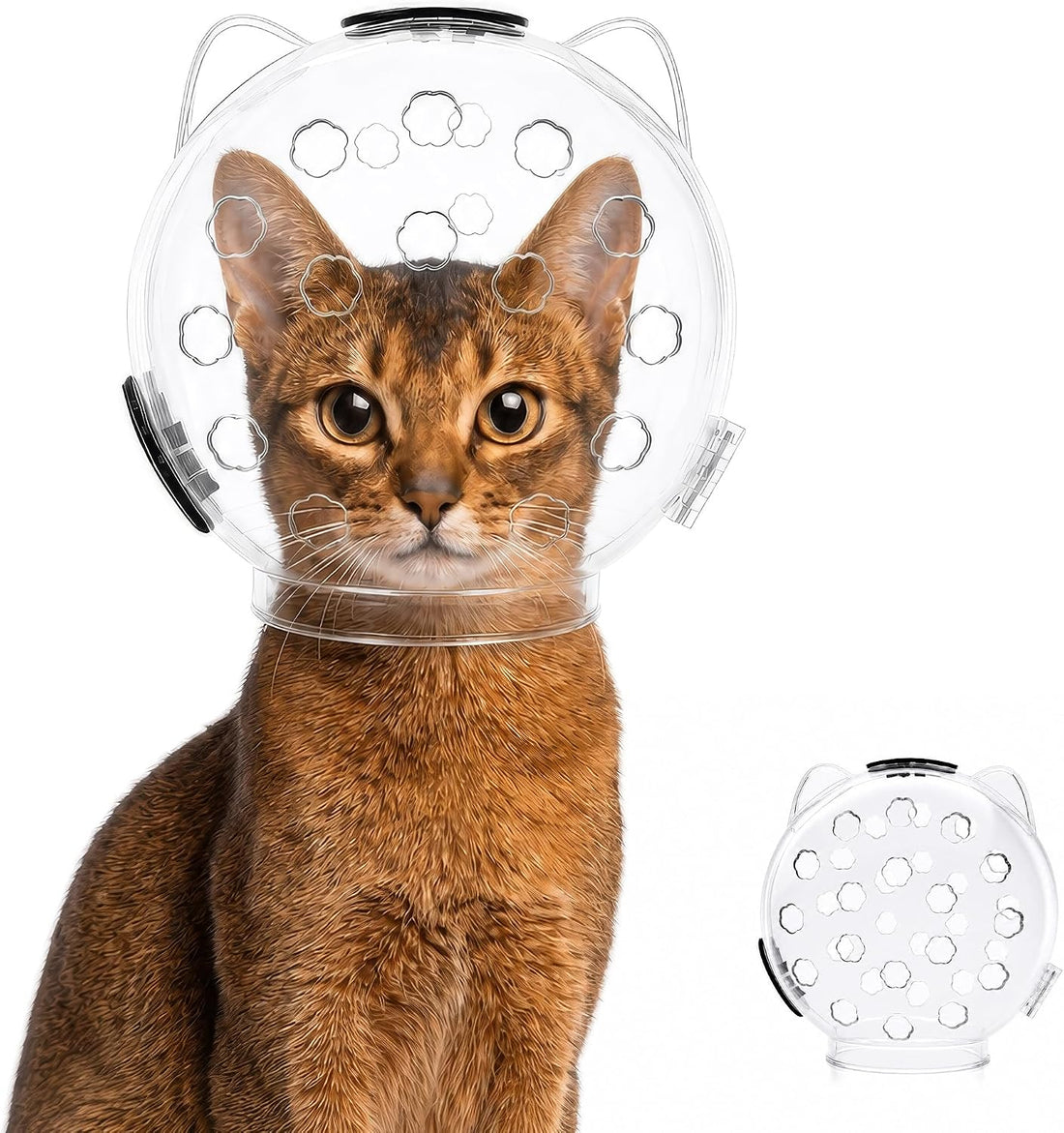 Cat Muzzle Breathable Anti-Bite Grooming Bath Nail Trim Vet Visits