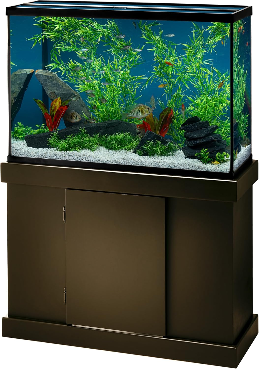 GloFish Artificial Bamboo Plant, Aquarium & Terrarium Décor, 3 ft