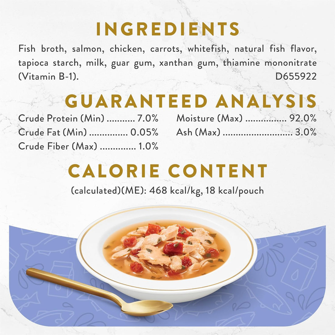 Purina Fancy Feast Creamy Broth With Wild Salmon and Whitefish