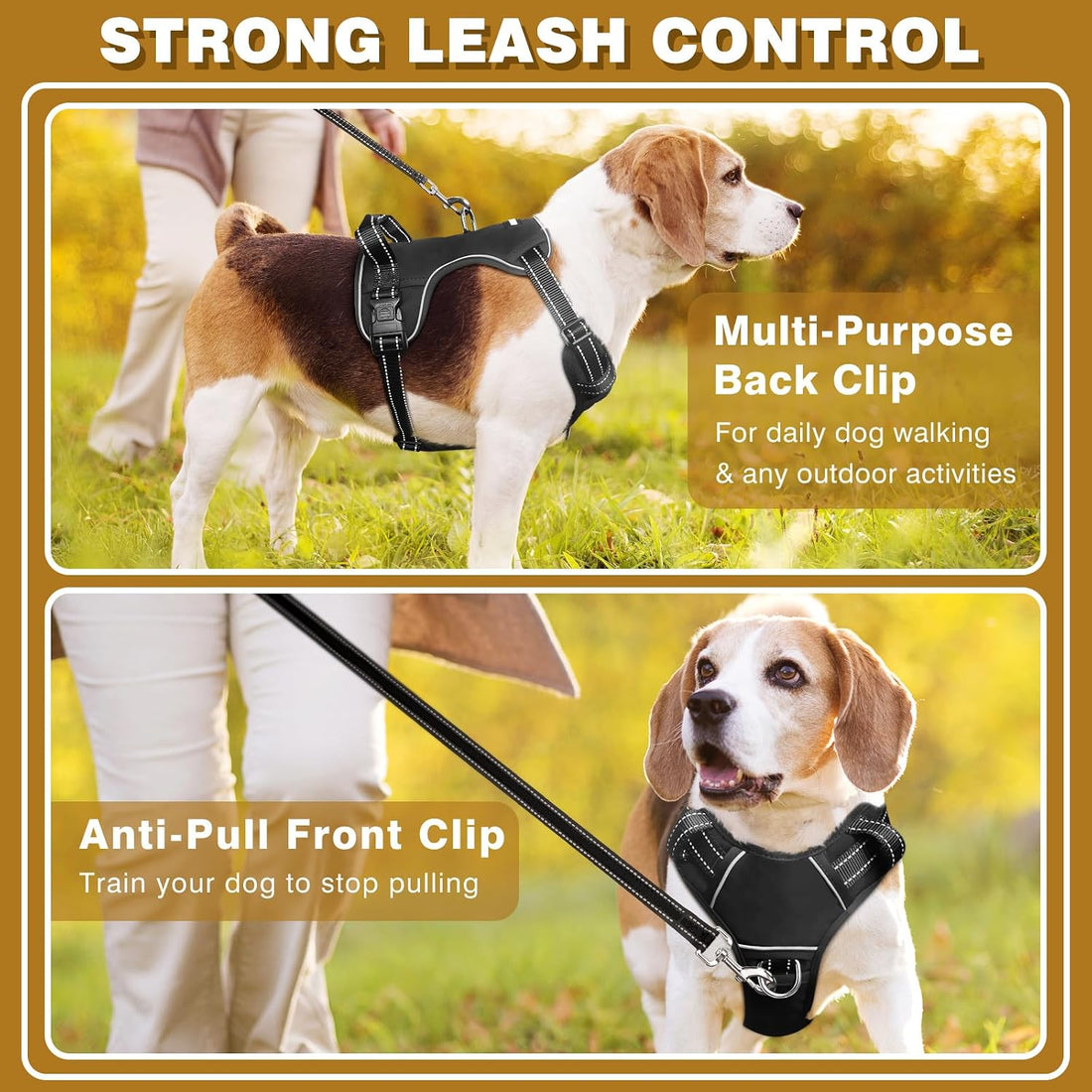 WINSEE Dog/Pet Harnesses No Pull with Dog Collar