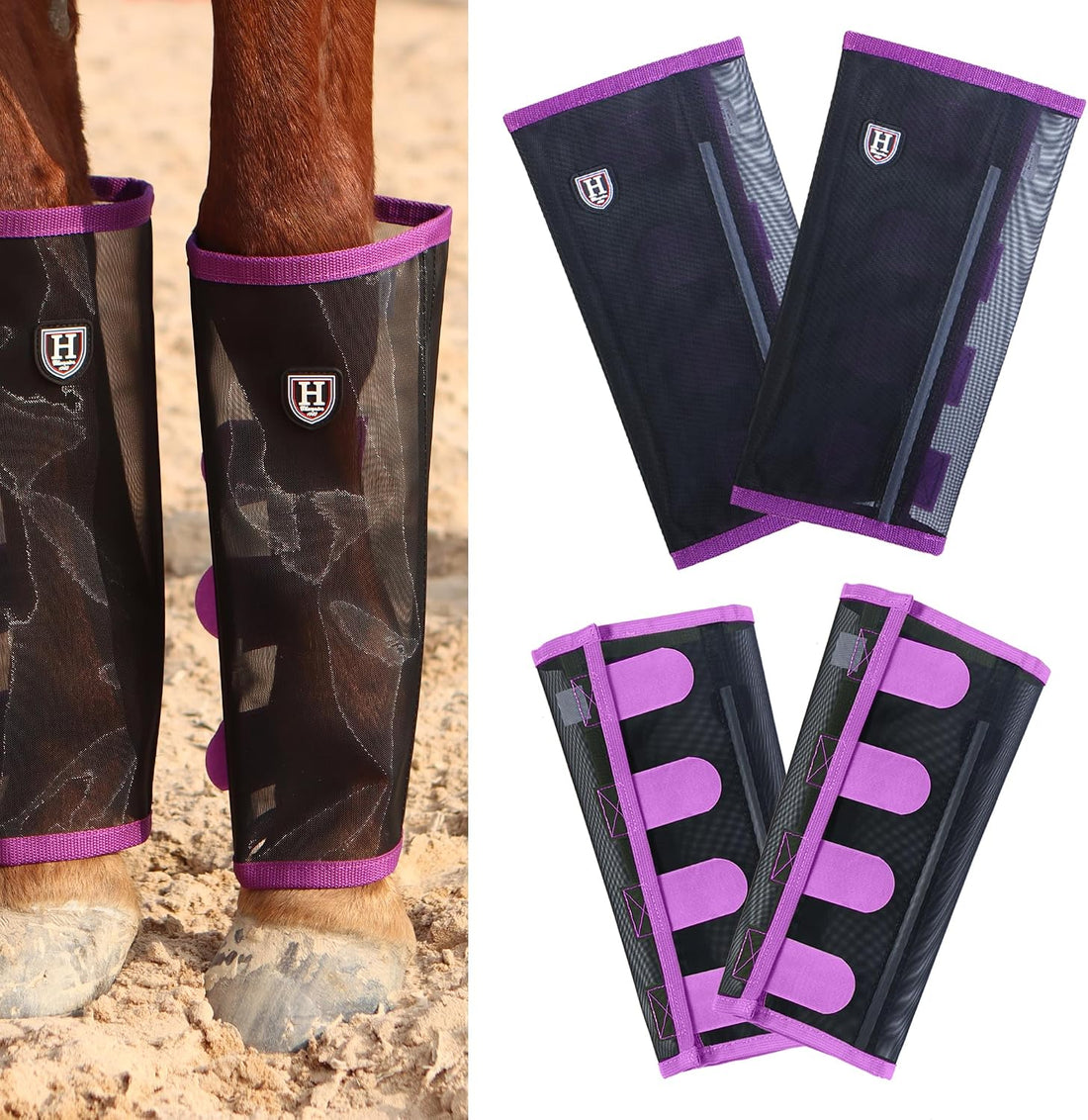 Harrison Howard Loose-Fitting Horse Fly Leggings Breathable