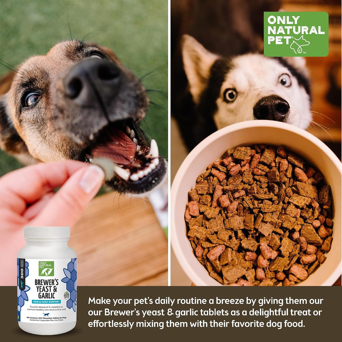 Only Natural Pet Brewer's Yeast & Garlic Chewables Flea & Tick